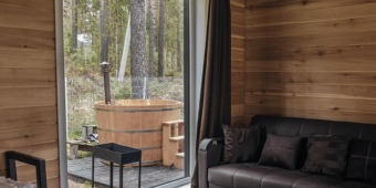 Теплое остекление в пол.